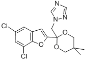 CAS#: 98532-77-5， 1-((2-(5,7-Dichloro-2-Benzofuranyl)-5,5-Dimethyl-1, 3-Dioxan-2-Yl)Methyl)-1H-1,2,4-Triazole