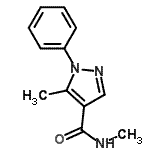 CAS#: 98533-25-6， N,5-Dimethyl-1-phenyl-1H-pyrazole-4-carboxamide