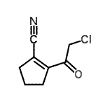CAS#: 98545-90-5， 2-(2-chloroacetyl)cyclopentene-1-carbonitrile