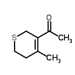 CAS#: 98558-19-1， 1-(4-Methyl-5,6-dihydro-2H-thiopyran-3-yl)ethanone