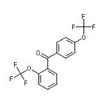 CAS#: 98566-94-0， [2-(Trifluoromethoxy)phenyl][4-(trifluoromethoxy)phenyl]methanone