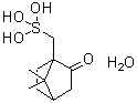 structure of CAS# 98673-87-1, 7,7-Dimethyl-1-[(trihydroxy-lambda<sup>4</sup>-sulfanyl)methyl]bicyclo[2.2.1]heptan-2-one hydrate (1:1)