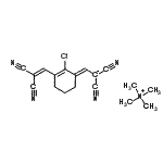 CAS#: 98826-77-8， N,N,N-Trimethyl-Methanaminium Salt With [[2-Chloro-3-(2,2-Dicyanoethenyl)-2-Cyclohexen-1-Ylidene]Methyl]Propanedinitrile (1:1)