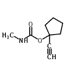 CAS#: 98959-72-9， 1-Ethynylcyclopentyl methylcarbamate