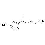 CAS#: 98959-84-3， 1-(3-Methyl-1,2-oxazol-5-yl)-1-pentanone