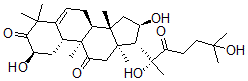 CAS#: 990-83-0， (10alpha)-2alpha,16alpha,20,25-Tetrahydroxy-9beta-methyl-19-norlanost-5-ene-3,11,22-trione