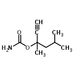 CAS#: 99062-82-5， 3,5-Dimethyl-1-hexyn-3-yl carbamate