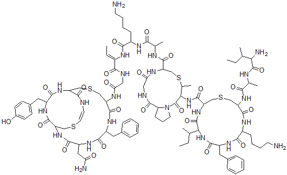 CAS#: 99165-17-0， Epidermin