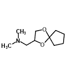 CAS 登录号：99176-24-6， 1-(1,4-二氧杂螺[4.4]壬-2-基)-N,N-二甲基甲胺