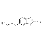 CAS 登录号：99217-48-8， 6-(2-甲氧基乙基)-1,3-苯并噻唑-2-胺
