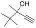 structure of CAS# 993-53-3, 3,4,4-Trimethyl-1-Pentyn-3-Ol;3,4,4,-Trimethyl-1-Pentyn-3-Ol;Nsc47968;3,4,4-Trimethyl-1-Pentyn-3-Ol