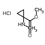 CAS#: 99324-93-3， Methyl 1-(methylamino)cyclopropanecarboxylate hydrochloride (1:1)