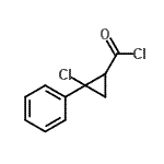 CAS#: 99360-73-3， 2-Chloro-2-phenylcyclopropanecarbonyl chloride