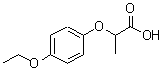 结构式 CAS# 99761-32-7, 2-(4-乙氧基苯氧基)丙酸