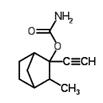 CAS#: 99985-77-0， 2-Ethynyl-3-methylbicyclo[2.2.1]hept-2-yl carbamate