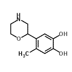 CAS#: 99986-57-9， 4-Methyl-5-(2-morpholinyl)-1,2-benzenediol