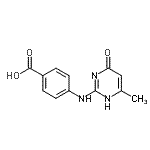 CAS#: 99989-32-9， 4-[(6-Methyl-4-oxo-1,4-dihydro-2-pyrimidinyl)amino]benzoic acid