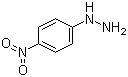4-硝基苯肼分子结构 (CAS 100-16-3)