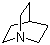 奎宁环分子结构 (CAS 100-76-5)
