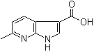 structure of CAS# 1000340-27-1, 6-Methyl-1H-pyrrolo[2,3-b]pyridine-3-carboxylic acid