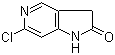 6-Chloro-1,3-dihydro-2H-pyrrolo[3,2-c]pyridin-2-one molecular structure (CAS 1000342-80-2)