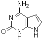 4-Amino-1,7-dihydro-2H-pyrrolo[2,3-d]pyrimidin-2-one molecular structure (CAS 100047-45-8)