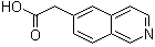 6-Isoquinolineacetic acid molecular structure (CAS 1000545-64-1)