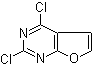 2,4-Dichlorofuro[2,3-d]pyrimidine molecular structure (CAS 1000577-84-3)