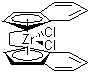 rac-Ethylenebis(1-indenyl)zirconium dichloride molecular structure (CAS 100080-82-8)
