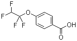 4-(1,1,2,2-Tetrafluoroethoxy)benzoic acid molecular structure (CAS 10009-25-3)