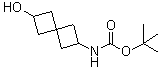 结构式 CAS# 1000933-99-2, N-(2-羟基螺[3.3]庚烷-6-基)氨基甲酸叔丁酯