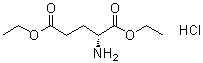 结构式 CAS# 1001-19-0, D-谷氨酸二乙酯盐酸盐