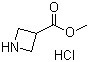 氮杂环丁烷-3-甲酸甲酯盐酸盐分子结构 (CAS 100202-39-9)