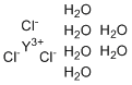 Yttrium trichloride hexahydrate molecular structure (CAS 10025-94-2)