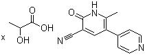 结构式 CAS# 100286-97-3, 乳酸米力农