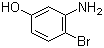 3-Amino-4-bromophenol molecular structure (CAS 100367-37-1)