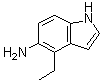 4-Ethyl-1H-indol-5-amine molecular structure (CAS 1003858-71-6)
