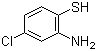 结构式 CAS# 1004-00-8, 2-氨基-4-氯苯硫酚