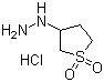 3-Sulfolanylhydrazine hydrochloride molecular structure (CAS 1004-15-5)