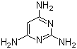 structure of CAS# 1004-38-2, 2,4,6-Triaminopyrimidine;2,4,6-Pyrimidinetriamine