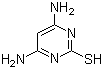 结构式 CAS# 1004-39-3, 4,6-二氨基-2-巯基嘧啶