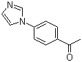 structure of CAS# 10041-06-2, 4'-(1-Imidazolyl)acetophenone;1-[4-(1H-Imidazol-1-yl)phenyl]ethanone