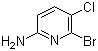 structure of CAS# 1004294-58-9, 6-Bromo-5-chloro-2-pyridinamine