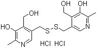结构式 CAS# 10049-83-9, 盐酸吡硫醇; 脑复新