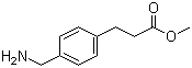 structure of CAS# 100511-78-2, Methyl 3-[4-(aminomethyl)phenyl]propionate;3-(4-Aminomethylphenyl)propionic acid methyl ester