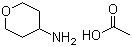 structure of CAS# 1005498-91-8, 4-Aminotetrahydro-2H-pyran acetate;Tetrahydro-2H-pyran-4-amine acetate