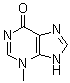 3,9-Dihydro-3-methyl-6H-purin-6-one molecular structure (CAS 1006-11-7)