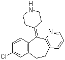 脱羧氯雷他定分子结构 (CAS 100643-71-8)