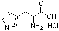 L-组氨酸盐酸盐分子结构 (CAS 1007-42-7)