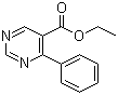 4-Phenyl-5-pyrimidinecarboxylic acid ethyl ester molecular structure (CAS 100724-16-1)